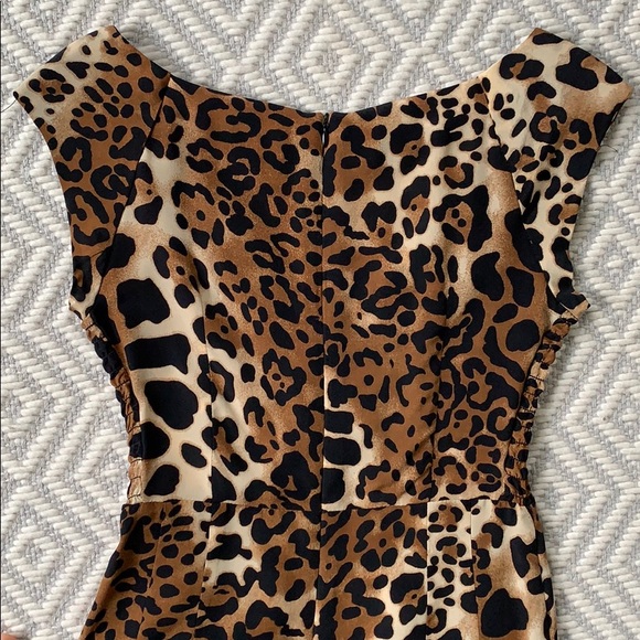 Nanette Lepore leopard silk cocktail dress - Picture 5 of 6